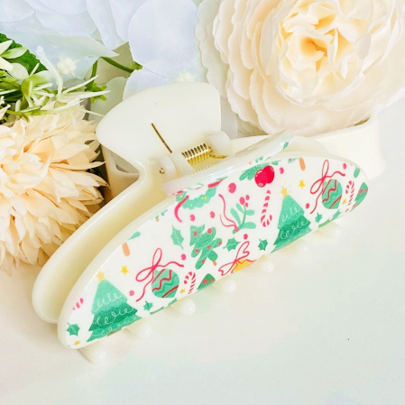 Clama Par Brad Craciun, Agrafa de Par, Accesorii Par [3]