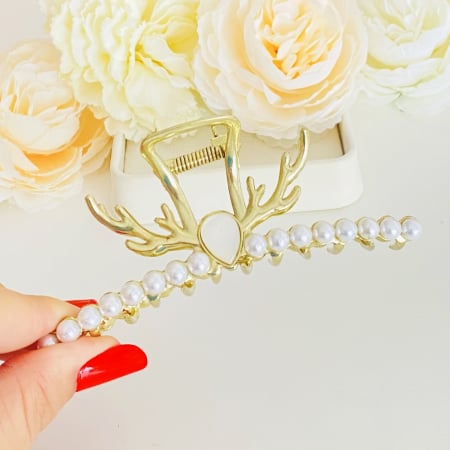 ACCESORII PAR - Clama Par Ren Perle, Accesorii Par, Clama Flori