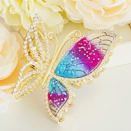 Clama Par Fluture Fairytale, Accesorii Par, Clama Flori [1]