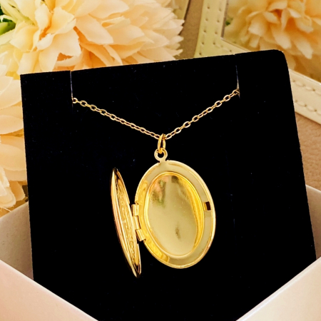Colier Heart Locket - Otel Inoxidabil, Lantisoare Coliere Dama, Bijuterii Inox [5]