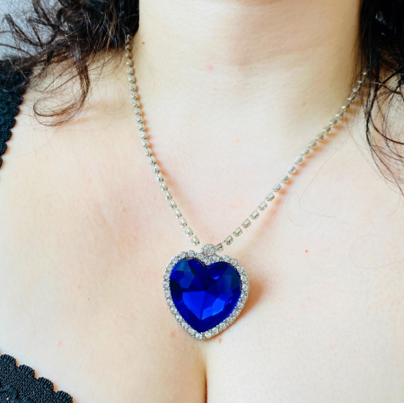 Colier Titanic Heart of the Ocean, colier dama, colier femei, colier elegant [1]