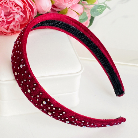 Cordeluta Par / Bentita de Par Cristale Colorate, Accesorii Par [3]