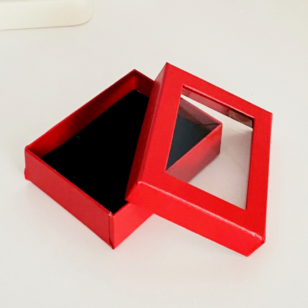 Cutiuta Geam Bijuterii - Rosu [2]