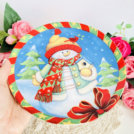 Farfurie Vintage Om de Zapada, Portelan Vintage [1]