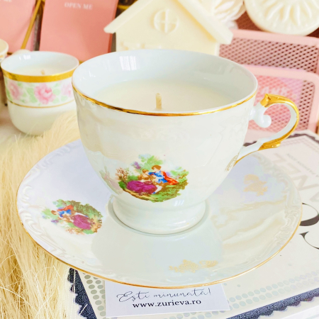 VINTAGE HOME - Lumanare Parfumata Ceara Soia Naturala, Lumanari Parfumate Handmade