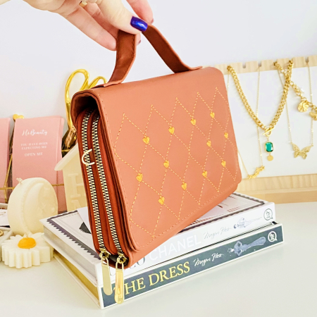 Geanta Portofel 2 in 1 Maro Piele Ecologica, Portofele Dama [1]