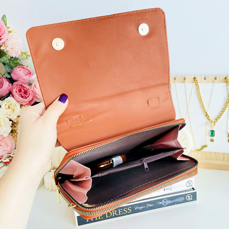 Geanta Portofel 2 in 1 Maro Piele Ecologica, Portofele Dama [8]