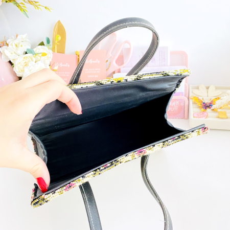 Geanta Vintage Goblen Flori Colorate, Genti Vintage [5]