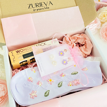 Set Cadou Margarete Mov, Gift Box pentru femei, Seturi Cadou [4]