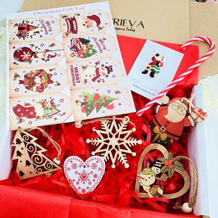 Set Cadou Brosa Mos Craciun,  Gift Box pentru femei, Seturi Cadou Craciun [3]