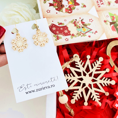 Set Cadou Candy Snowflakes,  Gift Box pentru femei, Seturi Cadou Craciun [3]