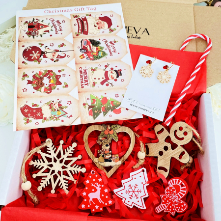 Set Cadou Candy Snowflakes,  Gift Box pentru femei, Seturi Cadou Craciun [1]
