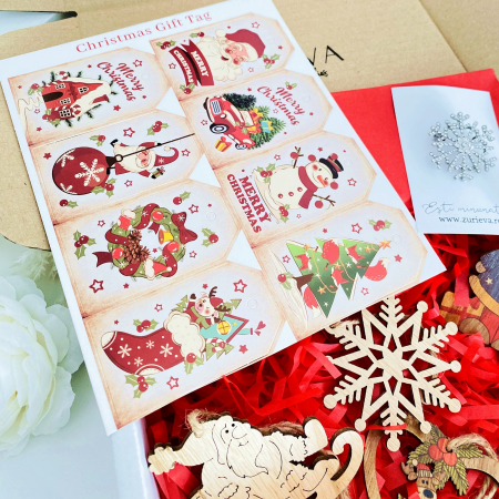 Set Cadou Fulg Nea Argintiu,  Gift Box pentru femei, Seturi Cadou Craciun [7]