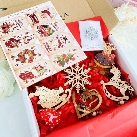 Set Cadou Fulg Nea Argintiu,  Gift Box pentru femei, Seturi Cadou Craciun [1]