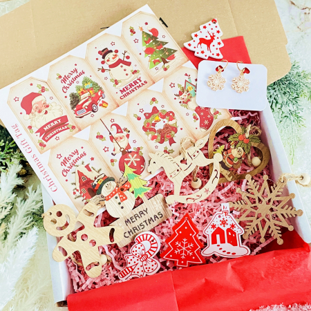 CRACIUN - Set Cadou Xmas Snowflakes,  Gift Box pentru femei, Seturi Cadou Craciun