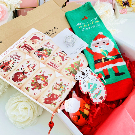 Set Cadou Let it Snow Santa, Gift Box pentru femei, Seturi Cadou Craciun [4]