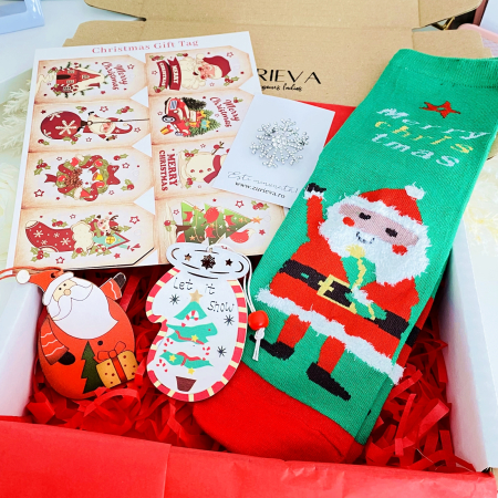 Set Cadou Let it Snow Santa, Gift Box pentru femei, Seturi Cadou Craciun [5]