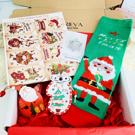 GIFT BOX - Set Cadou Let it Snow Santa, Gift Box pentru femei, Seturi Cadou Craciun