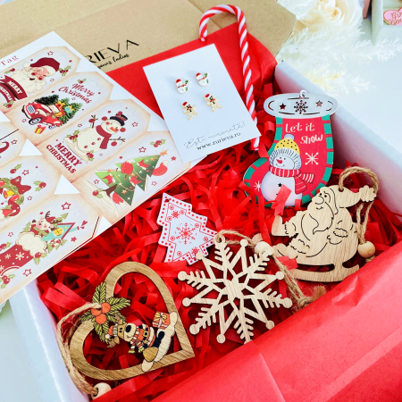 Set Cadou Let It Snow Xmas,  Gift Box pentru femei, Seturi Cadou Craciun [6]