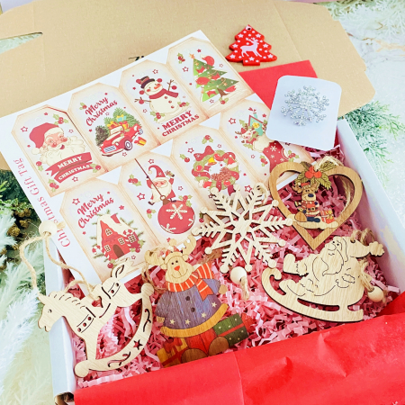 Set Cadou Fulg Nea Argintiu,  Gift Box pentru femei, Seturi Cadou Craciun [5]