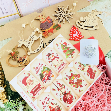 Set Cadou Fulg Nea Argintiu,  Gift Box pentru femei, Seturi Cadou Craciun [2]