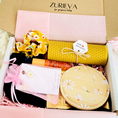 Set Cadou Lumanare & Margarete, Gift Box pentru femei, Seturi Cadou [5]