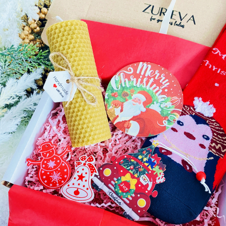Set Cadou Lumanare de Craciun, Gift Box pentru femei, Seturi Cadou [4]