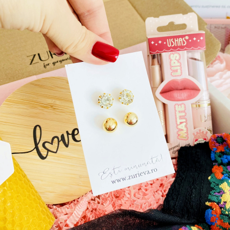 Set Cadou Lumanare & Kit Buze, Gift Box pentru femei, Seturi Cadou [3]