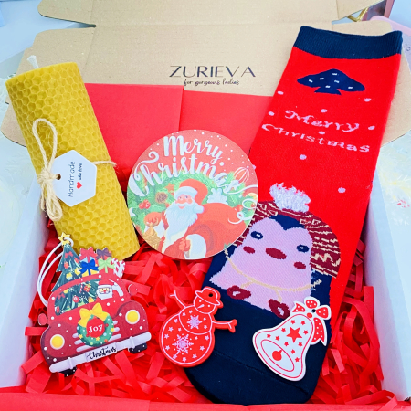 GIFT BOX - Set Cadou Lumanare de Craciun, Gift Box pentru femei, Seturi Cadou