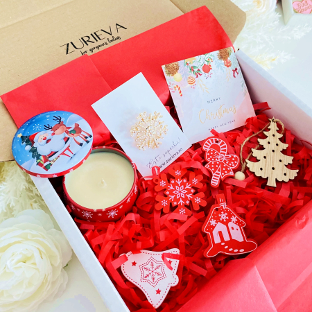 Gift Box Lumanare Parfumata Santa, Gift Box pentru femei, Seturi Cadou Secret Santa [2]