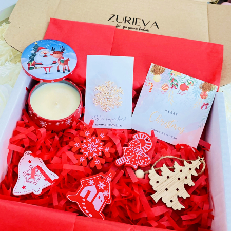 Gift Box Lumanare Parfumata Santa, Gift Box pentru femei, Seturi Cadou Secret Santa [6]