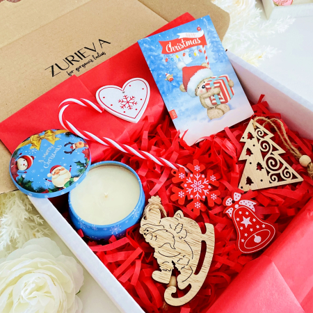 Gift Box Lumanare Parfumata Craciun, Gift Box pentru femei, Seturi Cadou Secret Santa [1]