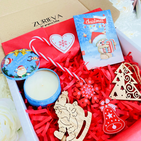 Gift Box Lumanare Parfumata Craciun, Gift Box pentru femei, Seturi Cadou Secret Santa [6]