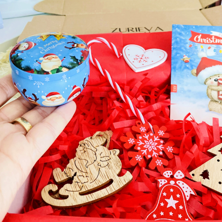 Gift Box Lumanare Parfumata Craciun, Gift Box pentru femei, Seturi Cadou Secret Santa [2]