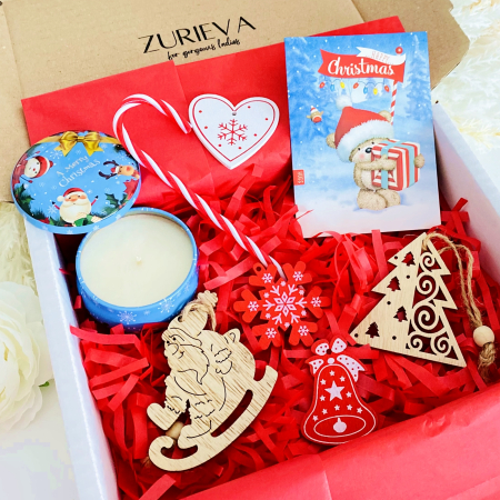 GIFT BOX - Gift Box Lumanare Parfumata Craciun, Gift Box pentru femei, Seturi Cadou Secret Santa