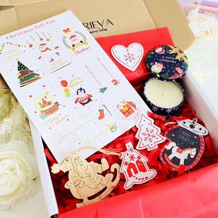 Gift Box Lumanare Parfumata Craciun, Gift Box pentru femei, Seturi Cadou Secret Santa [1]