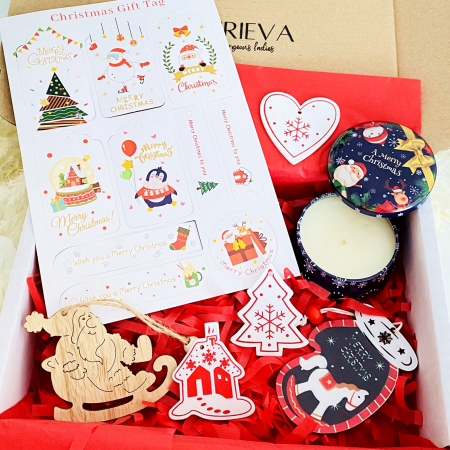 Gift Box Lumanare Parfumata Craciun, Gift Box pentru femei, Seturi Cadou Secret Santa [4]