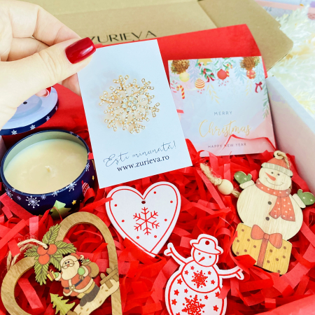 Gift Box Lumanare Parfumata Om Zapada, Gift Box pentru femei, Seturi Cadou Secret Santa [1]
