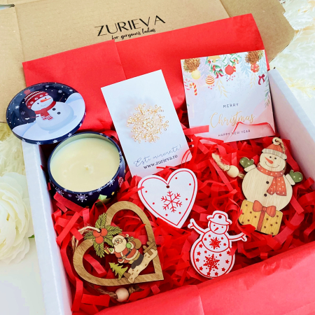 GIFT BOX - Gift Box Lumanare Parfumata Om Zapada, Gift Box pentru femei, Seturi Cadou Secret Santa