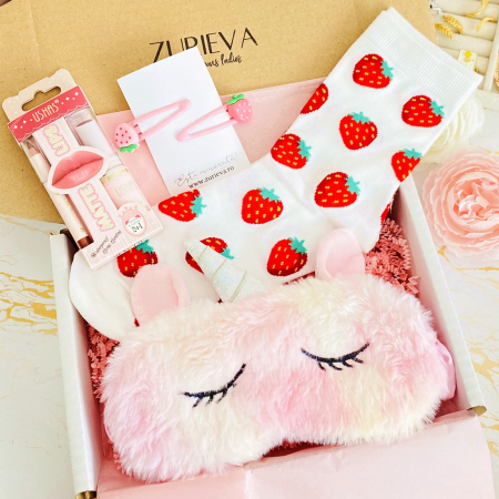 Gift Box Unicorn & Kit Buze, Gift Box pentru femei, Seturi Cadou [5]