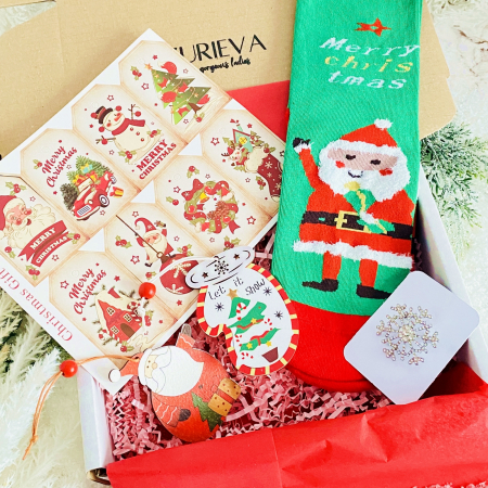 Set Cadou Let it Snow Santa, Gift Box pentru femei, Seturi Cadou Craciun [1]