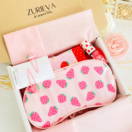 Gift Box Capsuni & Lip Ink, Gift Box pentru femei, Seturi Cadou [5]