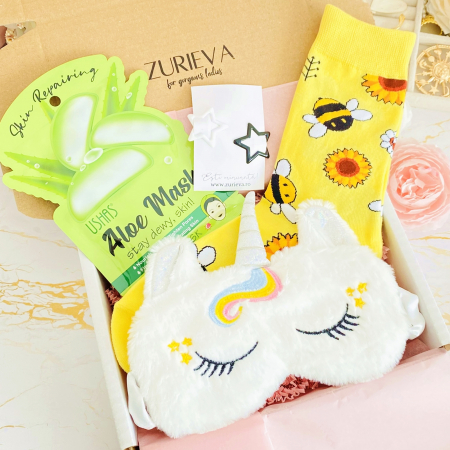 GIFT BOX - Gift Box Unicorn & Albinute, Gift Box pentru femei, Seturi Cadou