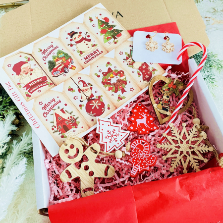 Set Cadou Candy Snowflakes,  Gift Box pentru femei, Seturi Cadou Craciun [5]