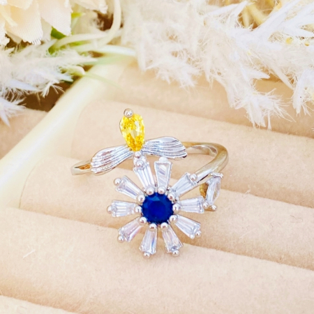 Inel Reglabil Antistres Argintiu, Otel Inoxidabil, Inele Dama [4]