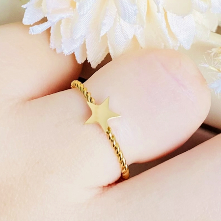 Inel Reglabil Stea, Inele Otel Inoxidabil, Inele Dama [6]