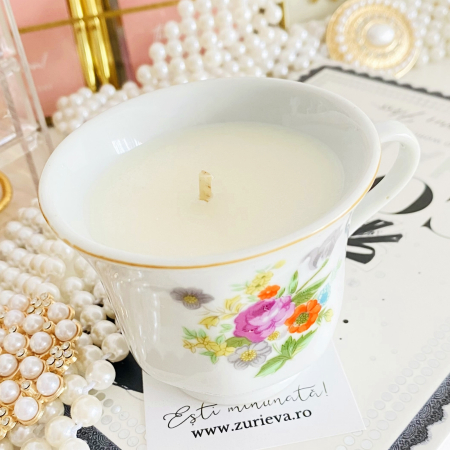 Lumanare Parfumata Cafea & Vanilie, Lumanari Parfumate Ceara Soia Handmade [5]