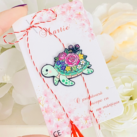 Martisor Brosa Broasca Testoasa Flori, Bijuterii Femei, Martisoare Martie [1]