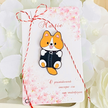 BIJUTERII - Martisor Brosa Catelus, Bijuterii Femei, Martisoare Martie