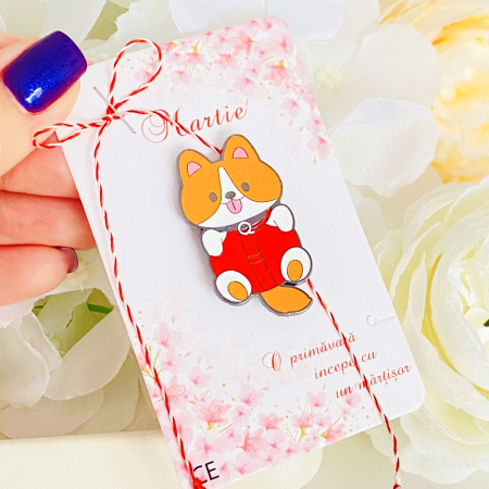 Martisor Brosa Catelus, Bijuterii Femei, Martisoare Martie [3]